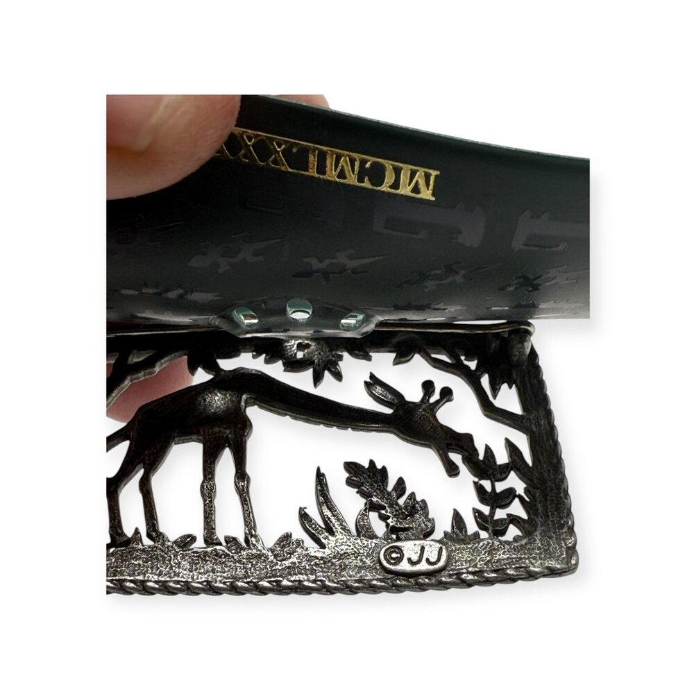 Artifacts Silver Giraffe Brooch Pin Vintage Safari Animal Design Jewelry Gift - Picture 6 of 6